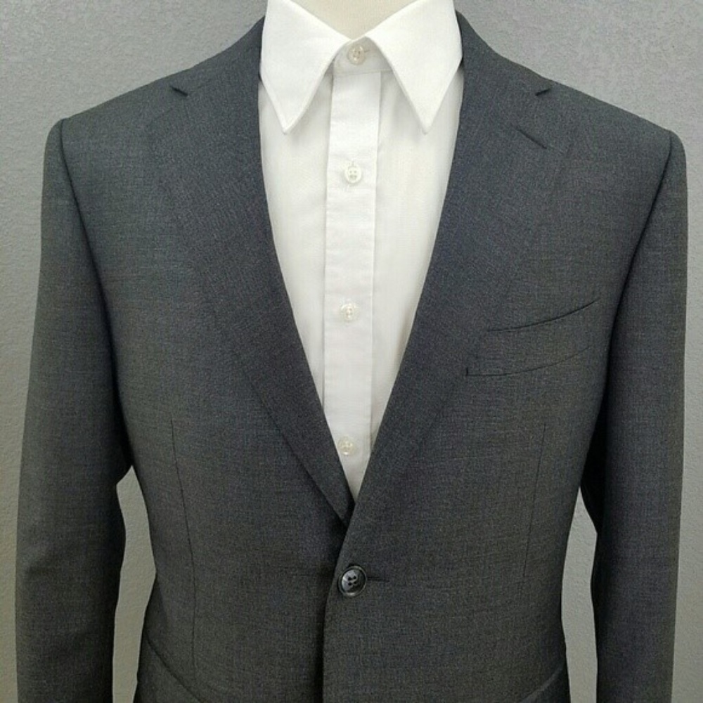 SuitSupply 'Napoli' Gray Super 110s Wool SUIT 40S